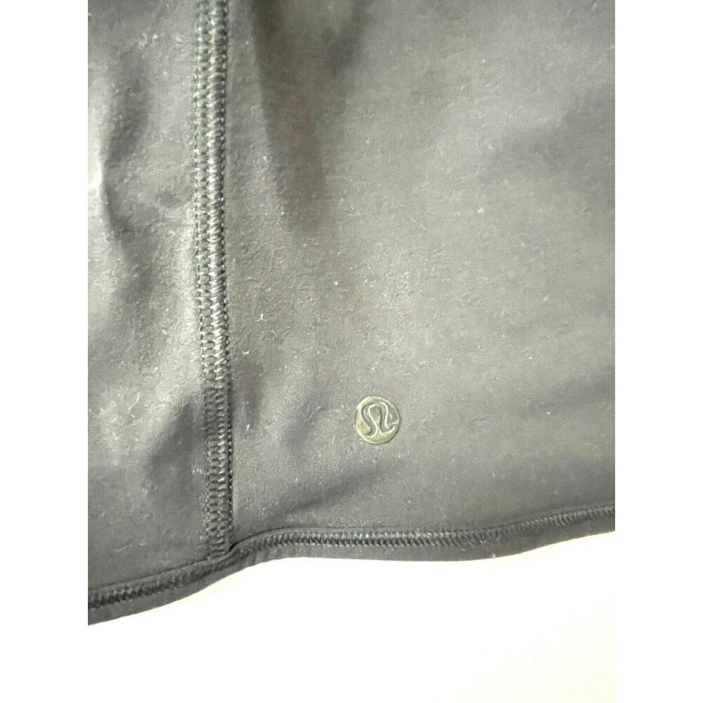 Lululemon Making Moves Long Sleeve Top Pleated Back Rulu Fabric Black Size 2 - Picture 7 of 9